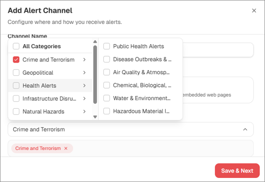 Alert chann6