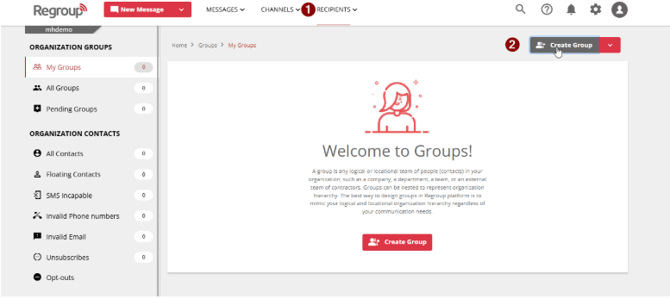 create group
